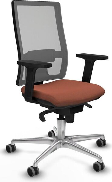 Sedia da ufficio Horna Piqueras y Crespo, modello 2D086G0, colore marrone