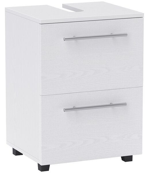 HOMCOM Mobile Sottolavabo Mobiletto Bagno Moderno 41.5x35.5x59 cm Bianco | Aosom Italy