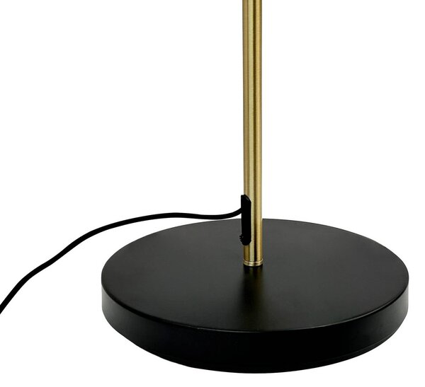 Dyberg Larsen Lampada da terra Ocean, Nero, Soggiorno / Sala da pranzo, Metallo, Scandinavo, Lampada da terra