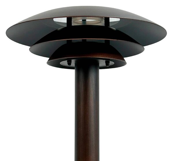 Dyberg Larsen Lampione DL25, color rame, IP44, acciaio inossidabile DL25, Rame, Acciaio Inox, Scandinavo