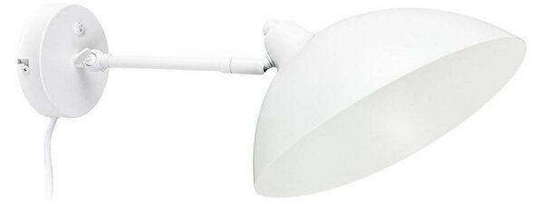 Dyberg Larsen Applique da parete Futura, Bianco / Opale, Soggiorno / Sala da pranzo, Metallo, Scandinavo, Applique