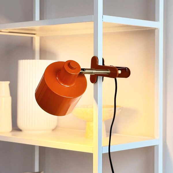 Dyberg Larsen Lampada con morsetto Ocean, Giallo / Arancione, Camera da letto, Metallo, Scandinavo, Lampada con morsetto