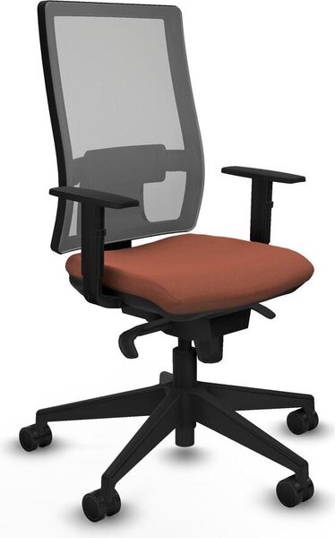 Sedia da ufficio Horna Piqueras y Crespo, modello 1D066N0, colore marrone