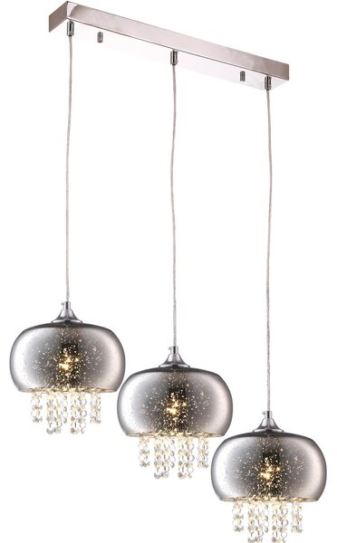 Lampadario di cristallo 3x40W E14 STARLIGHT ML3787 Milagro