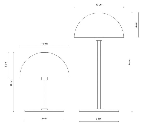 Dyberg Larsen Lampada da tavolo Along, dimmerabile, Ottone / Oro, Soggiorno / Sala da pranzo, Metallo, Scandinavo, Lampada da tavolo
