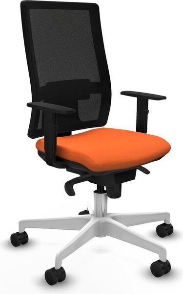 Sedia da ufficio Horna Piqueras y Crespo, modello 1D026N0, colore arancione