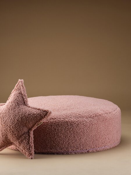 Pouf per bambini in teddy Sugar Ø 65 cm