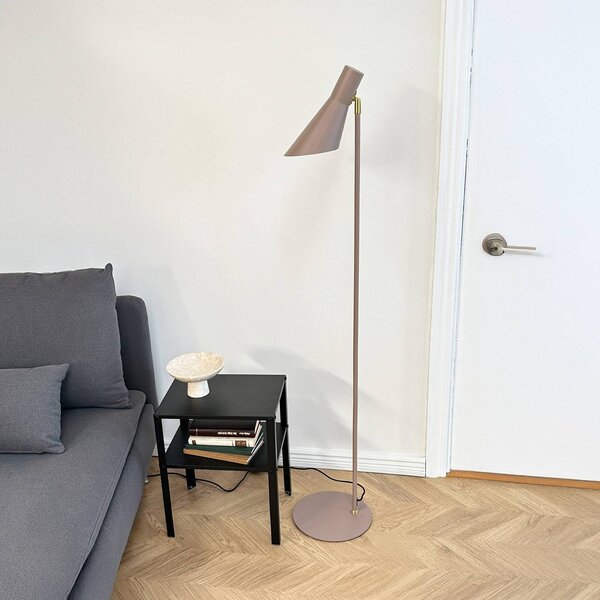 Dyberg Larsen Lampada da terra DL12, Crema / Ambra, Soggiorno / Sala da pranzo, Metallo, Scandinavo, Lampada da terra