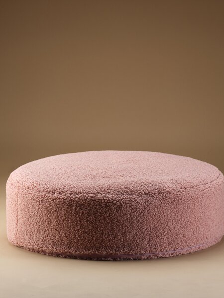 Pouf per bambini in teddy Sugar Ø 65 cm