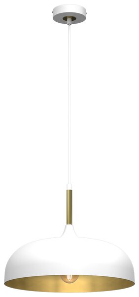 Lincoln bianco/oro luce a sospensione 1Xe27 35Cm luce a soffitto lampada a soffitto luce a sospensione