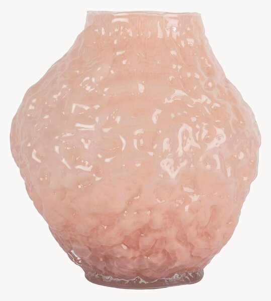 Vaso in vetro soffiato Corallo, alt. 27 cm