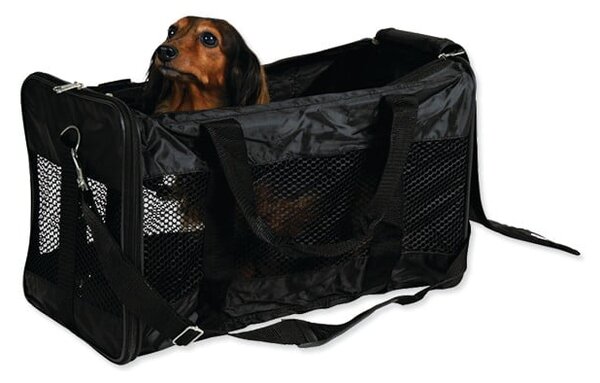 Trasportino nero per animali domestici 27x46,5 cm Trixie – Plaček Pet Products