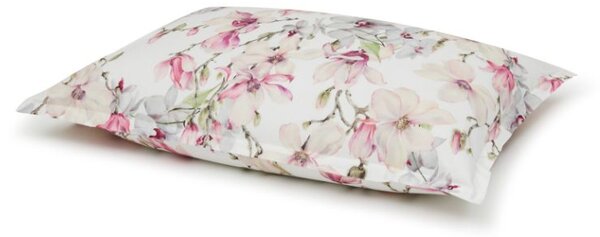 Copripiumino Con Federe In Percalle Elegant Flowers Matrimoniale - 255X255 + 2 Federe50X80 Emporium Floreale Bianco Caleffi