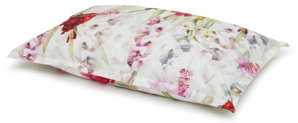 Copripiumino Con Federe In Percalle Charming Flowers Matrimoniale - 255X255 + 2 Federe50X80 Emporium Floreale Bianco Caleffi