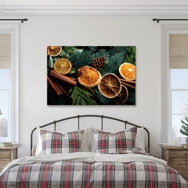 Quadro su tela – Profumo natalizio del bosco