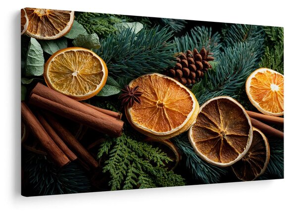Quadro su tela – Profumo natalizio del bosco