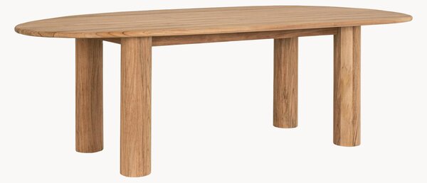 Tavolo da giardino ovale in legno di teak Titus