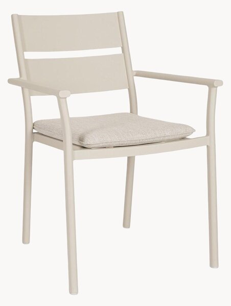 Set di 4 sedie da giardino impilabili con braccioli Molokai