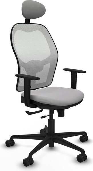 Sedia da ufficio con poggiatesta Jorquera Piqueras y Crespo 1D036N1 Grigio chiaro