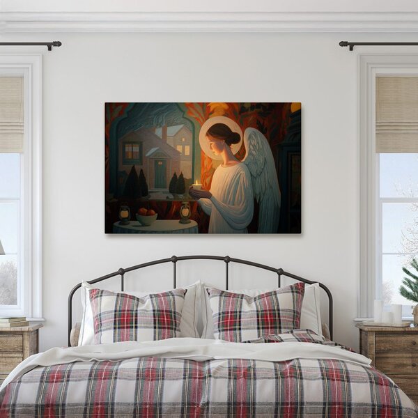 Quadro su tela – Angioletto di Natale