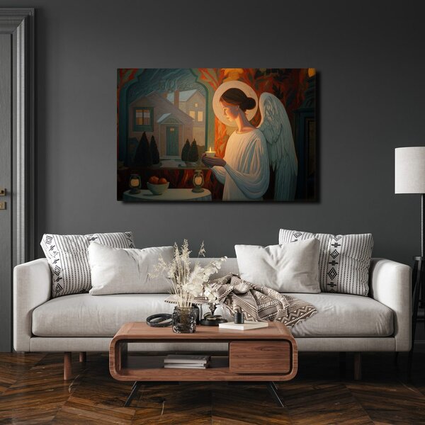 Quadro su tela – Angioletto di Natale