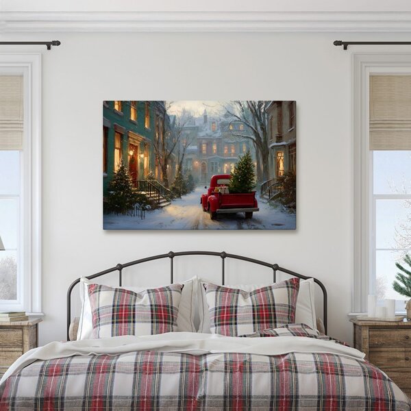 Quadro su tela Natalizio – Auto dei desideri realizzati