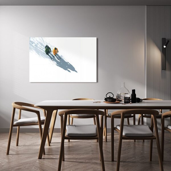 Quadro su tela – Sci alpino innevato
