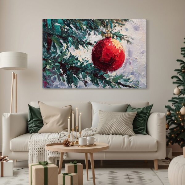 Quadro su tela – Decorazione festiva sull'albero