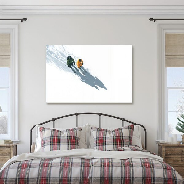 Quadro su tela – Sci alpino innevato
