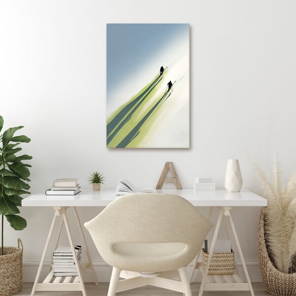 Quadro su tela – Orme invernali sulla neve