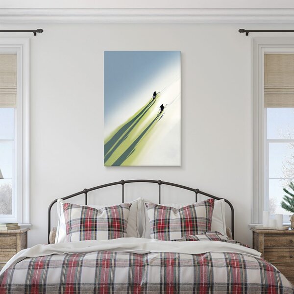 Quadro su tela – Orme invernali sulla neve