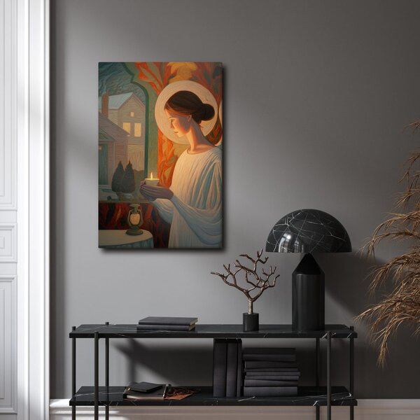 Quadro su tela – Luce angelica festiva