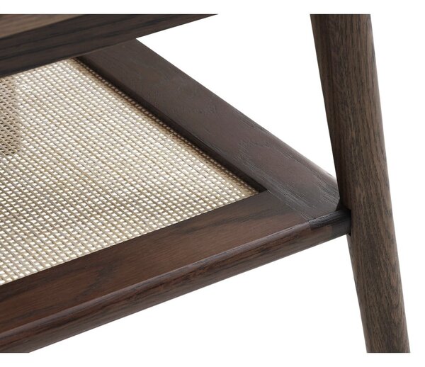 Tavolino marrone con piano in rovere 60x120 cm Barrali - Unique Furniture