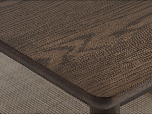 Tavolino marrone con piano in rovere 60x120 cm Barrali - Unique Furniture