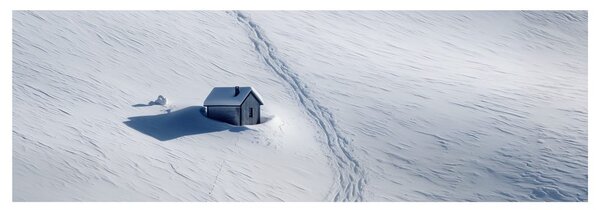 Quadro su tela – Favola invernale in montagna