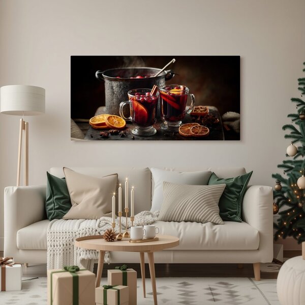 Quadro su tela – Calore invernale con vin brulé