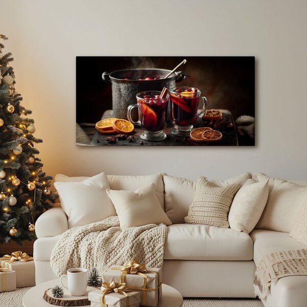 Quadro su tela – Calore invernale con vin brulé