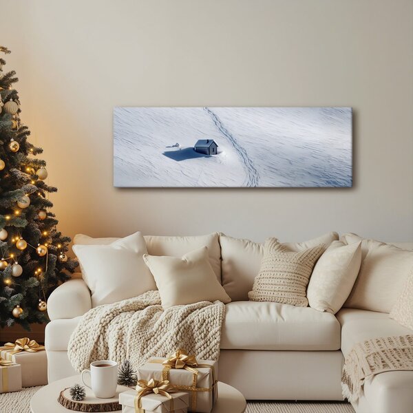 Quadro su tela – Favola invernale in montagna