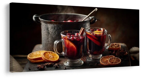 Quadro su tela – Calore invernale con vin brulé