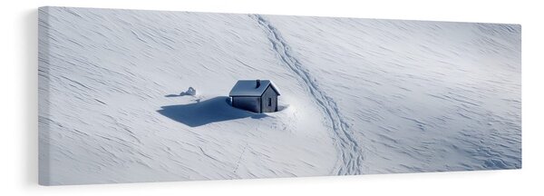 Quadro su tela – Favola invernale in montagna