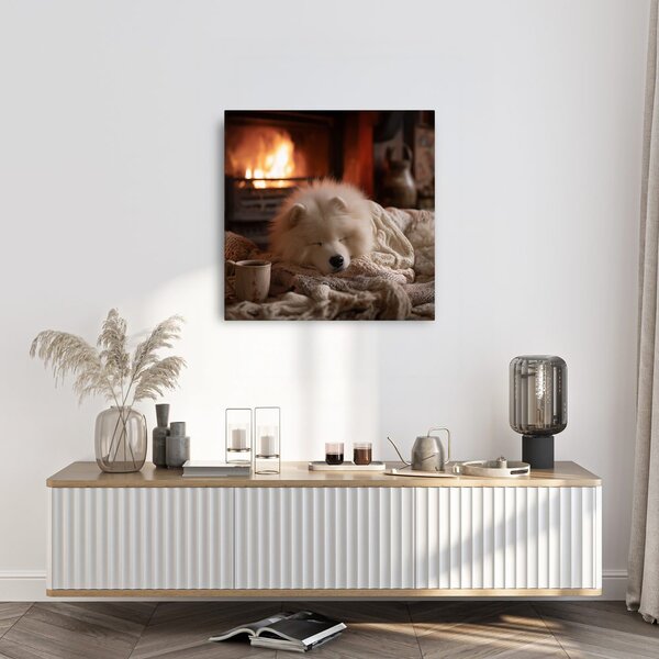 Quadro su tela Natalizio – Accogliente atmosfera invernale