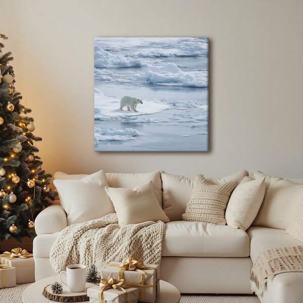 Quadro su tela – Regno invernale di ghiaccio