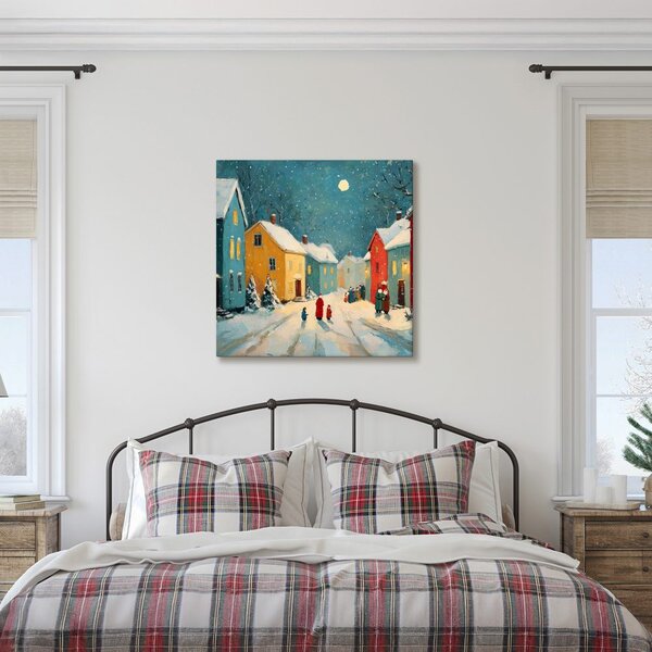 Quadro su tela – Tranquilla notte di natale
