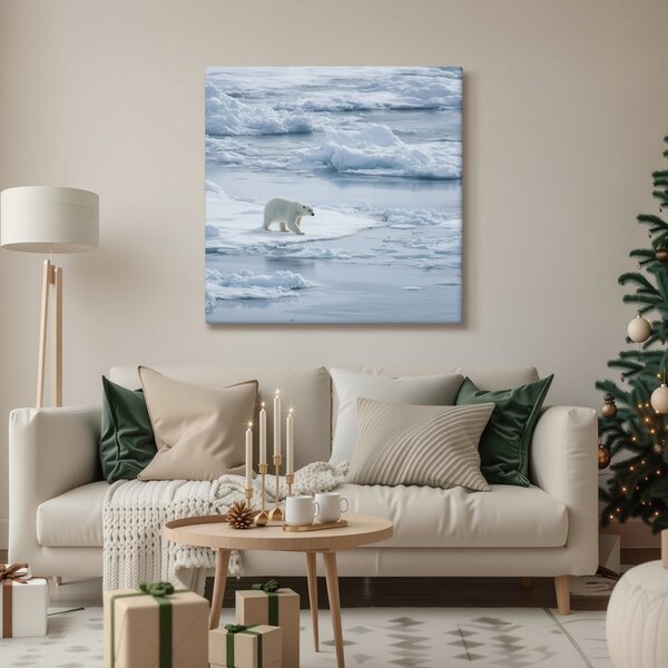 Quadro su tela – Regno invernale di ghiaccio