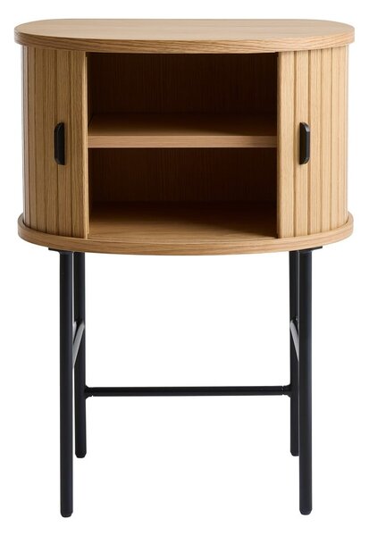 Comodino di colore naturale Nola – Unique Furniture