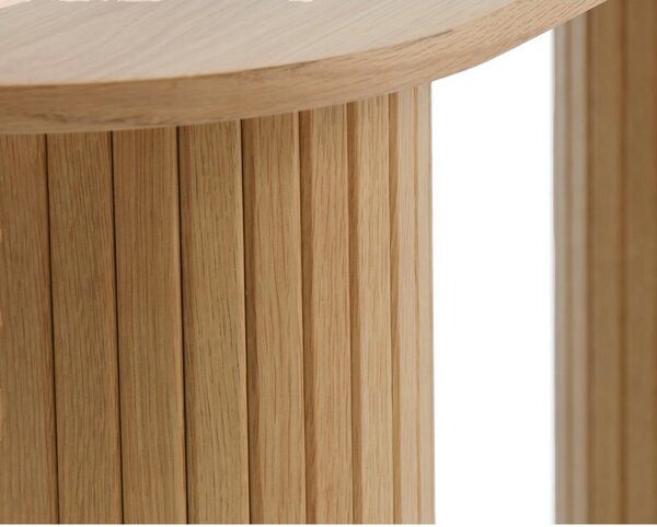 Tavolo consolle di colore naturale 40x130 cm Nola – Unique Furniture