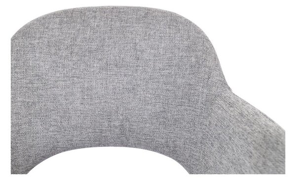 Set di sedie da pranzo grigio chiaro in imbottito 2 pz Rowley – Unique Furniture