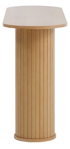 Tavolo consolle di colore naturale 40x130 cm Nola – Unique Furniture