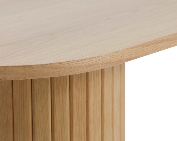 Tavolo consolle di colore naturale 40x130 cm Nola – Unique Furniture