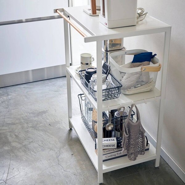 Scaffale bianco opaco in acciaio 60x90x46,5 cm Tower – YAMAZAKI